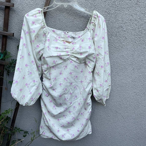 Sandy Liang Pump Dress In Tablecloth Cream NWT! - Picture 3 of 12